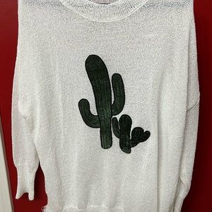 Oversized Distressed Sweater